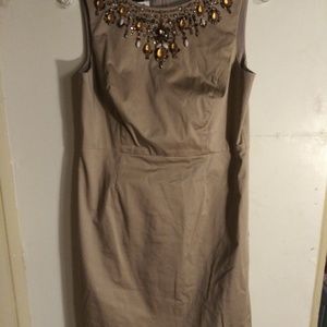 New Cotton Beaded Talbots Dress Tagged 249